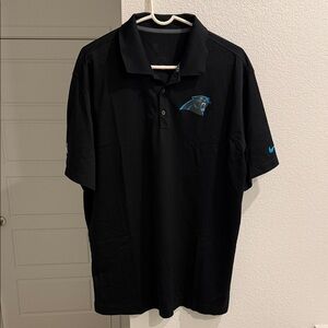 NFL Nike Men's Black Polo CAROLINA PANTHERS  xl DRI fit